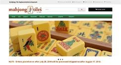 Desktop Screenshot of mahjongtiles.com